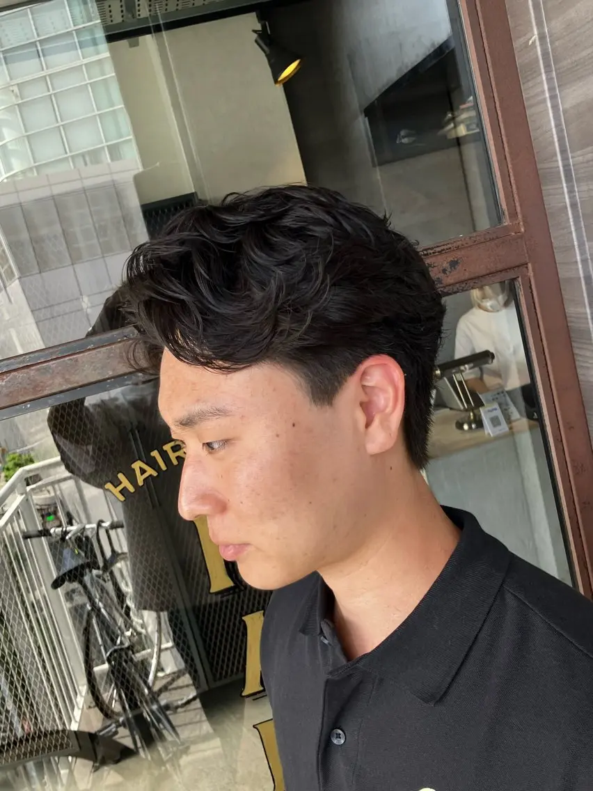 ショート パーマ パーマ Watarai Yuukiのヘアスタイル
