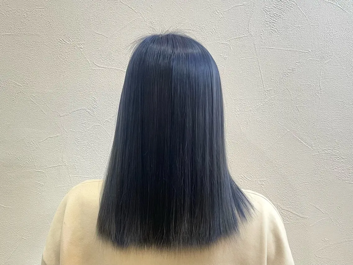 ミディアム ヘアカラー トリートメント NANA🍊/熊谷 /縮毛矯正/髪質改善のヘアスタイル