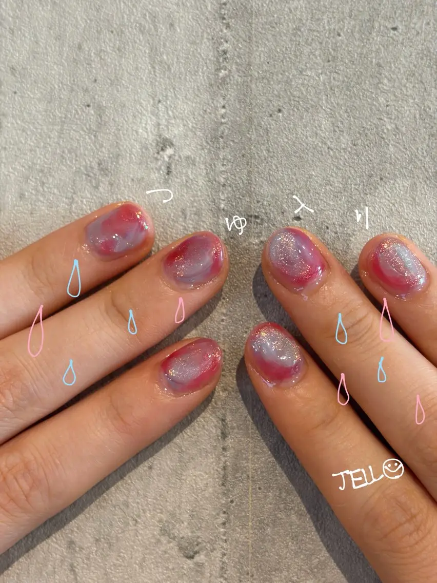ネイル ハンドネイル もも🍑JELLO 表参道NAILのネイルデザイン