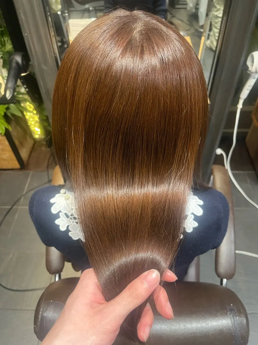 ロング カラー トリートメント 大法 琉空レイヤーカットのヘアスタイル