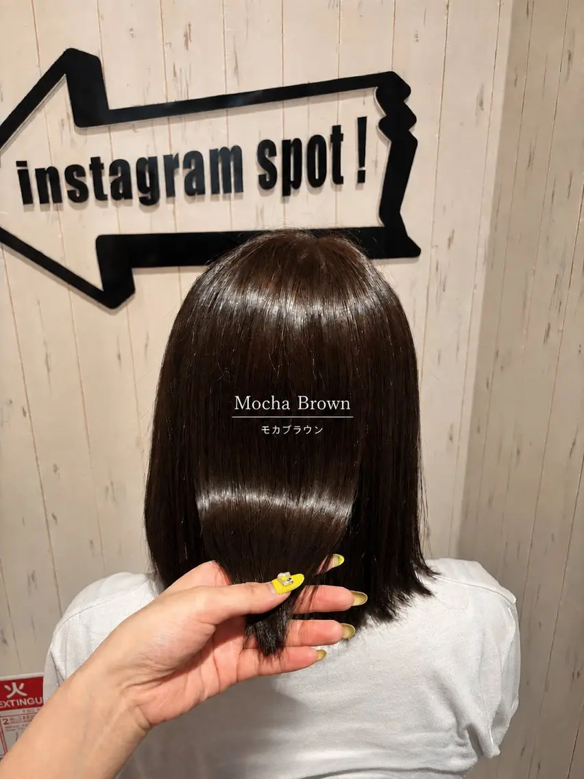ミディアム カラー ブラウンカラー 透明感カラー ヘアカラー Agu.hair_ ミナミのヘアスタイル