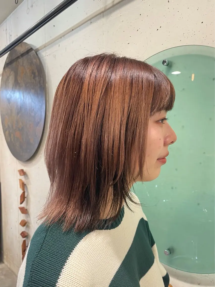 ミディアム レイヤーカット ウルフカット 🌈月1夜モデル募集 📩ください⭐️のヘアスタイル