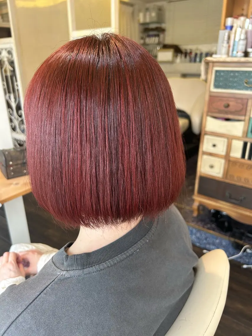 ミディアム カラー カット ヘアカラー トリートメント ヘアセット 🌸スタイリスト 山浦美恵のヘアスタイル