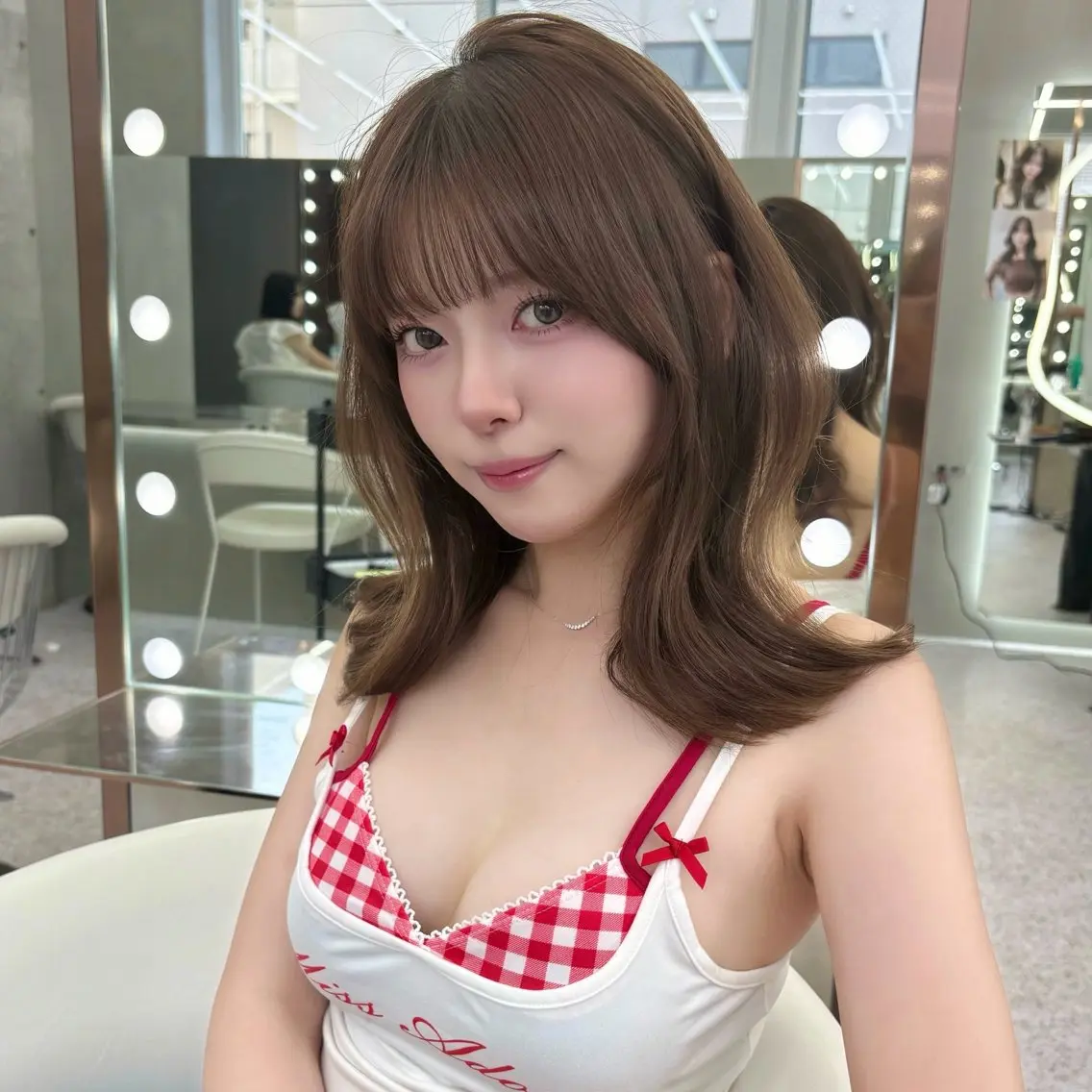 カラー ベージュカラー ブリーチ ブリーチなしカラー カット ヘアカラー トリートメント ブリーチなしベージュ 🤎kotomiのヘアスタイル