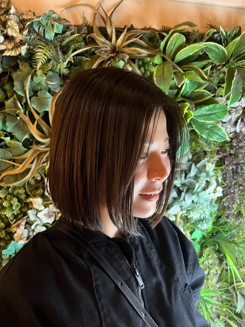 ショート 縮毛矯正 柴田 葉月のヘアスタイル