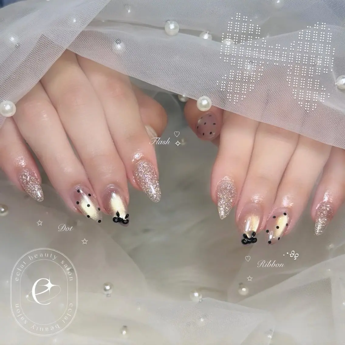 ネイル ハンドネイル eclat Kaedeのネイルデザイン