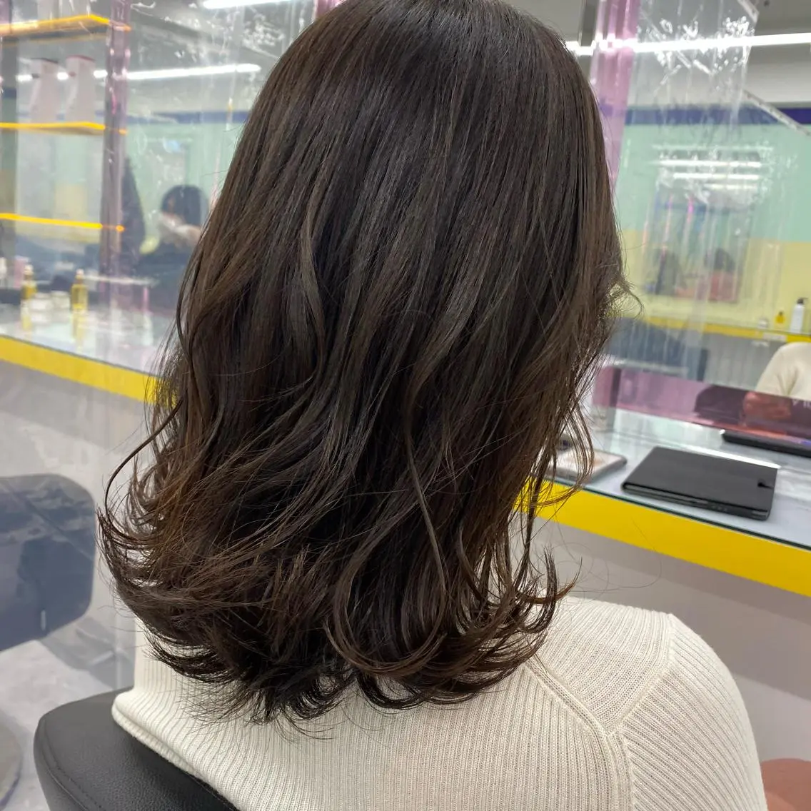 ミディアム カラー パーマ ヘアアレンジ メンズ キッズ ヘアカラー トリートメント ヘッドスパ ヘアセット 🪞モテ髪/トレンド 銀座DISCO🪞のヘアスタイル