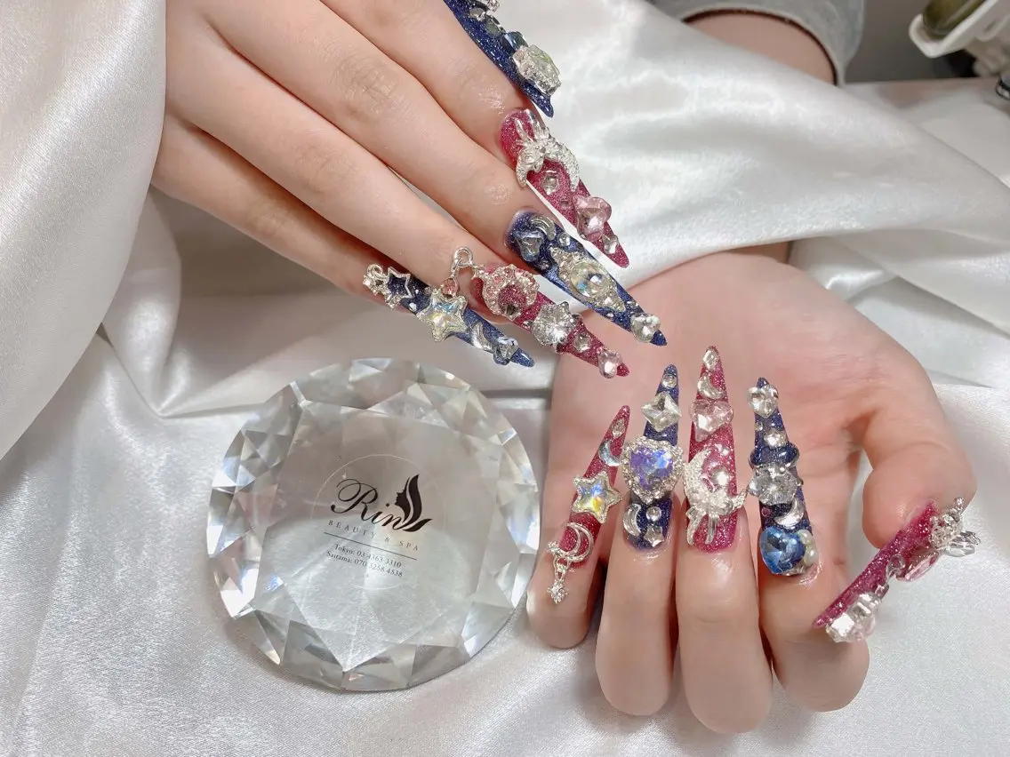ネイル クリアネイル ドット フットネイル ジェルネイル グリーン ハンドネイル Rin Nail 新大久保店のネイルデザイン