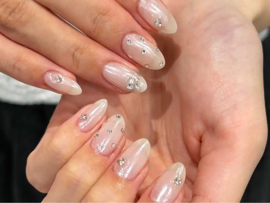 ネイル ハンドネイル 【うるちゅるnail 】🩰maiのネイルデザイン