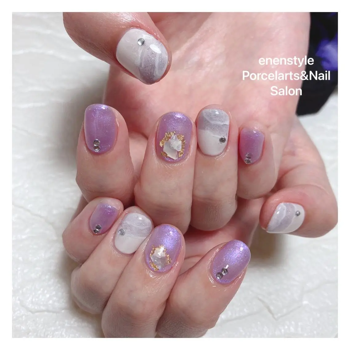 ショート ネイル 🐾enen style 🐾のネイルデザイン