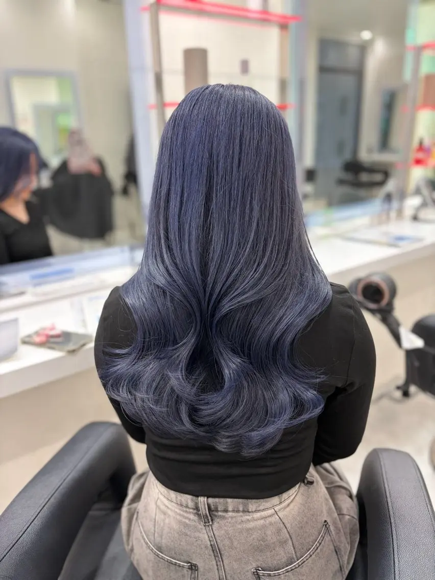 ロング カラー ヘアアレンジ 💜RIO/韓国風 寒色・暖色カラー💜のヘアスタイル