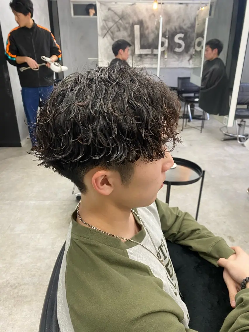 パーマ メンズ メンズサロンLOSS /rintaroのヘアスタイル