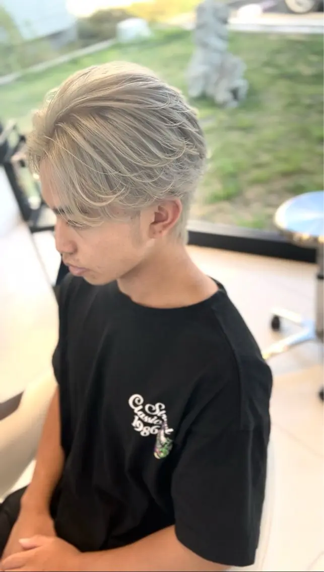 💫メンズ限定クーポン💫カット+ブリーチカラー💫¥14900の写真