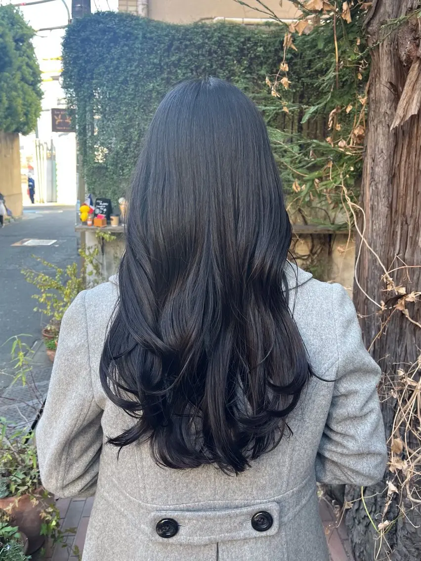 ロング カラー ヘアカラー トリートメント 🫧透明感カラー/ Ami🫧のヘアスタイル