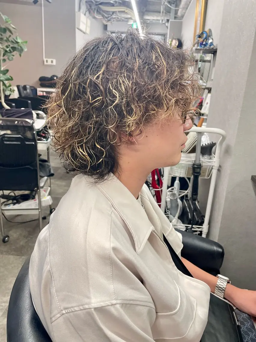 ミディアム カラー パーマ カット パーマ ヘアセット 🌻ミラクル美容師 🌻✨クッポ✨のヘアスタイル