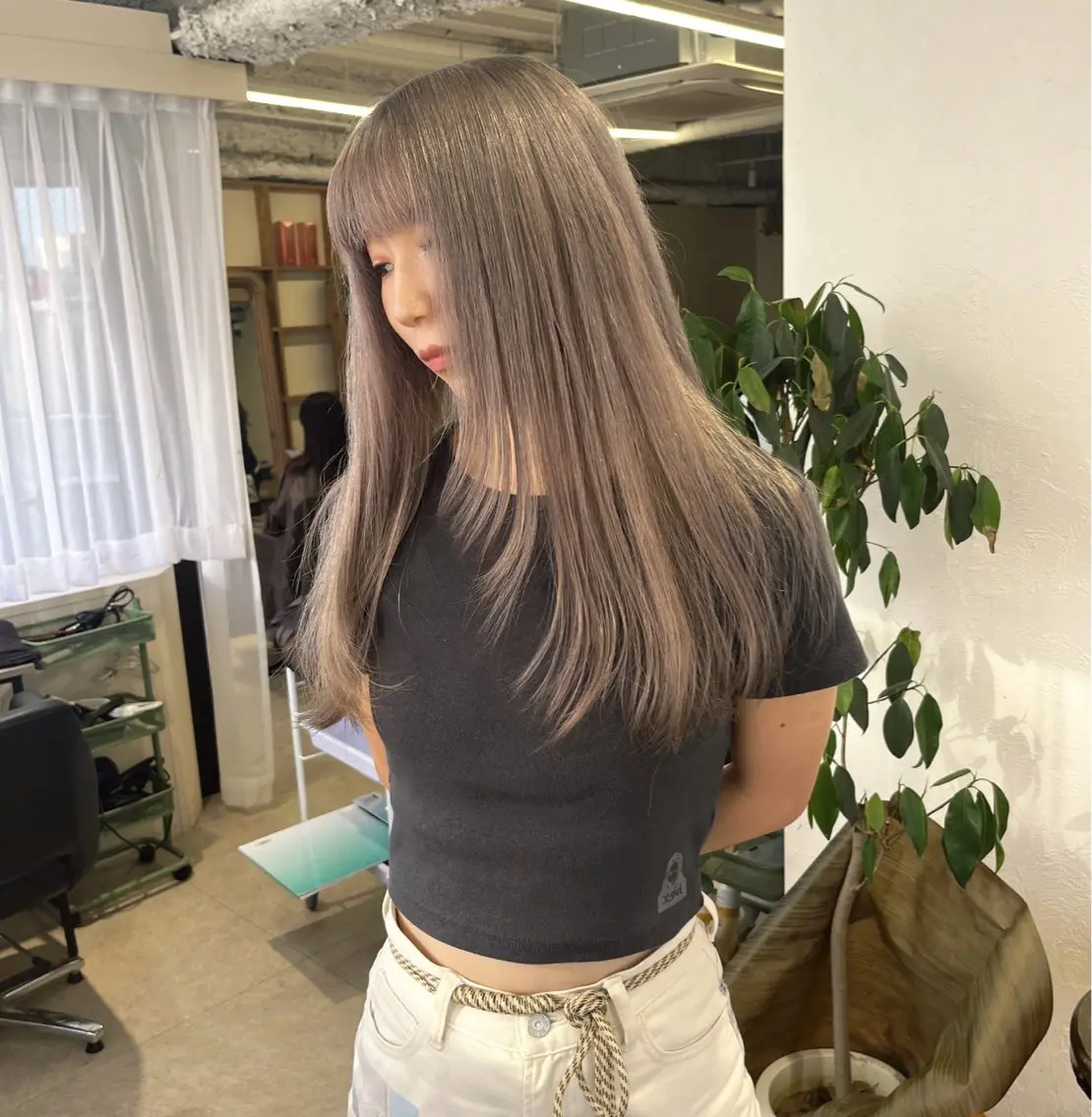 カラー 河原 楓樹のヘアスタイル