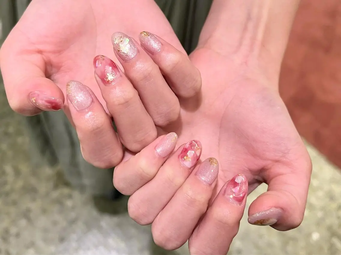 ネイル ハンドネイル 金田 純香のネイルデザイン