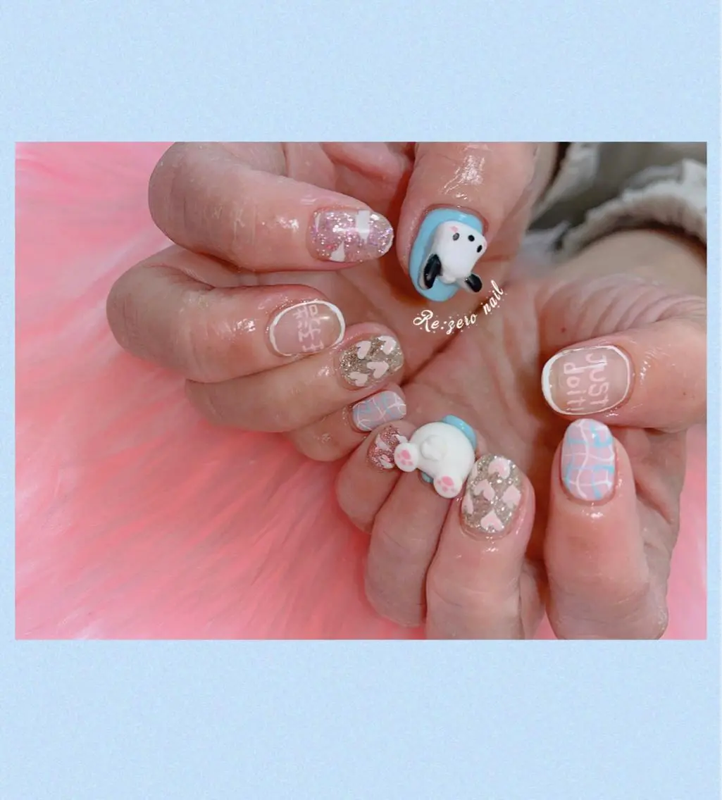 ネイル 持ち込み ハンドネイル Re:∅ nail /HIRAMOTOのネイルデザイン