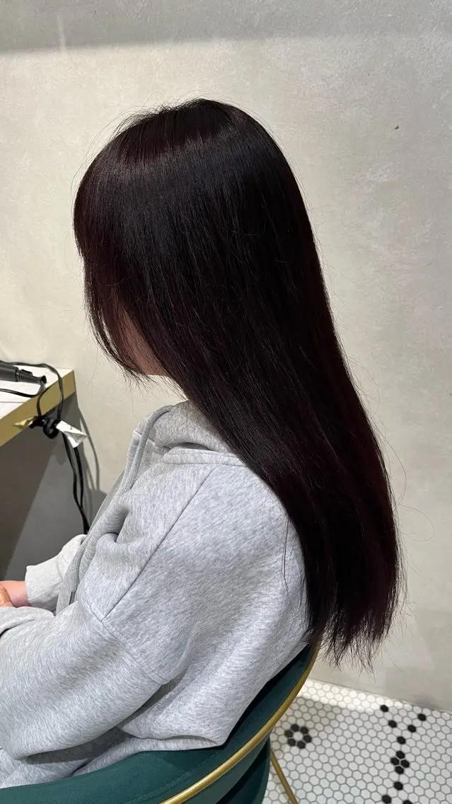 ロング カラー カラー/クロスパーマ /髪質改善/AiNAのヘアスタイル