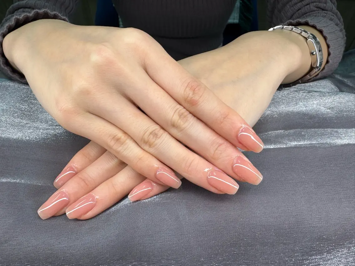 ネイル HOSHINO NAIL_長さだしのネイルデザイン