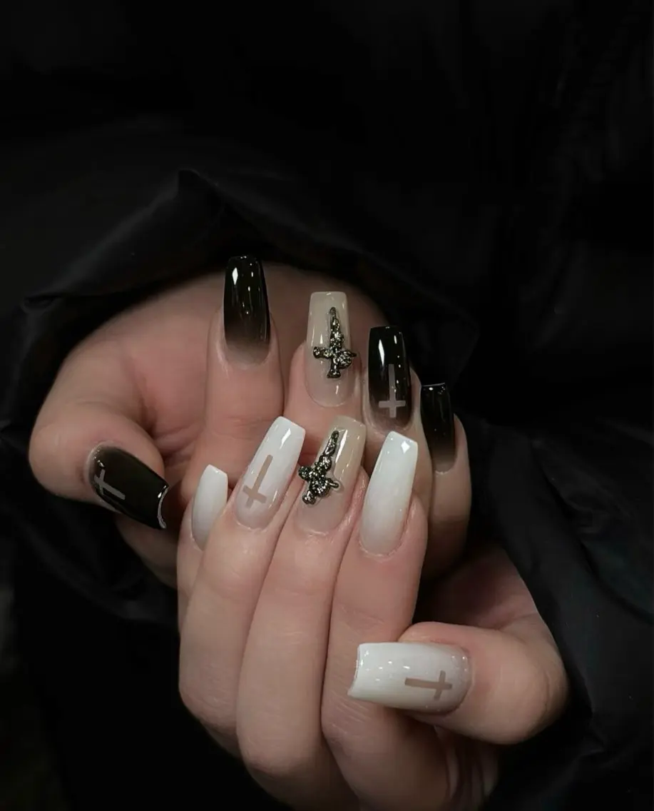 ネイル アートネイル フレンチネイル マグネットネイル ミラーネイル オフィスネイル ハンドネイル Blossom nail_研修のネイルデザイン