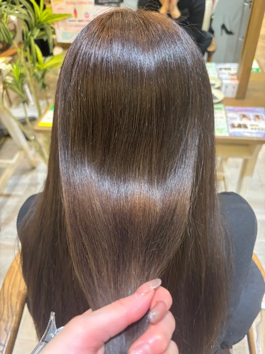 ロング カラー トリートメント tomboy中村橋店 kouのヘアスタイル