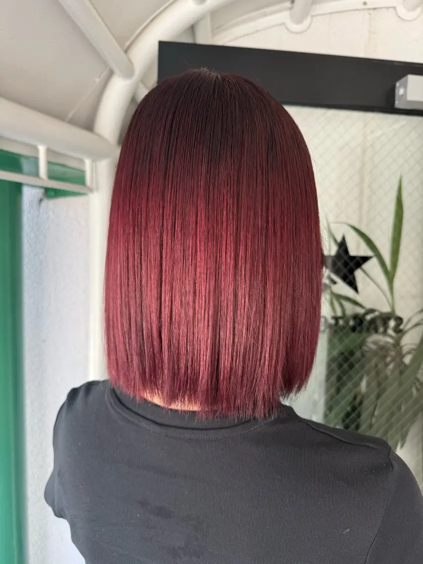 セミロング カラー ベージュカラー ブリーチ ケアブリーチ 透明感カラー デザインカラー ヘアカラー 渋谷髪質改善/縮毛 矯正/かすが🪽🫧のヘアスタイル