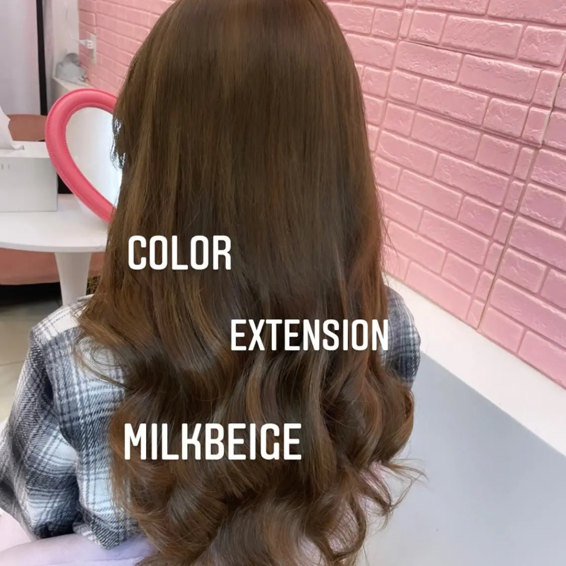 ロング カラー ヘアカラー エクステ エクステ🩵ブリーチ 韓国ヘア🩵KAEのヘアスタイル