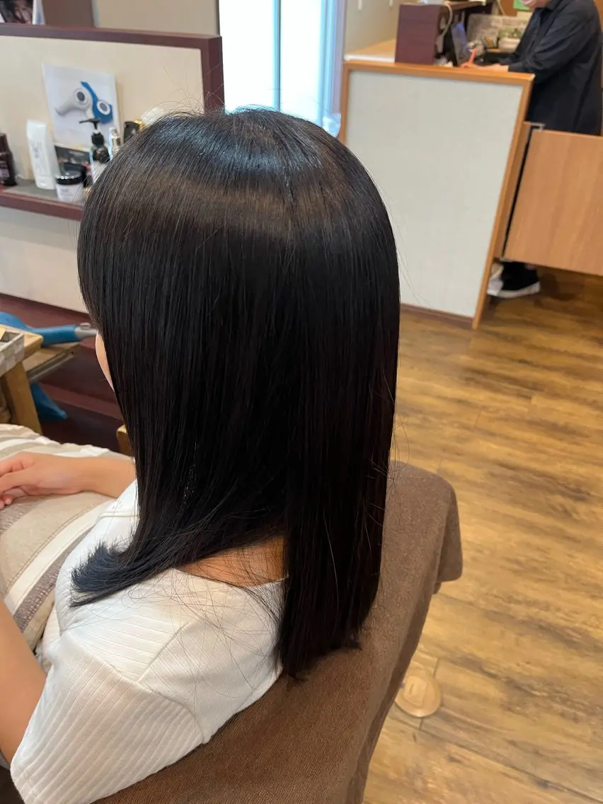 セミロング パーマ トリートメント 大人女子&髪改善専門 Nobuフリーランスのヘアスタイル