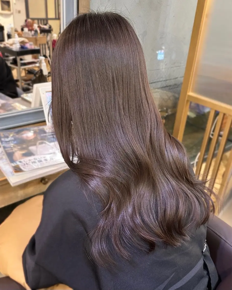 セミロング 加藤 杏のヘアスタイル