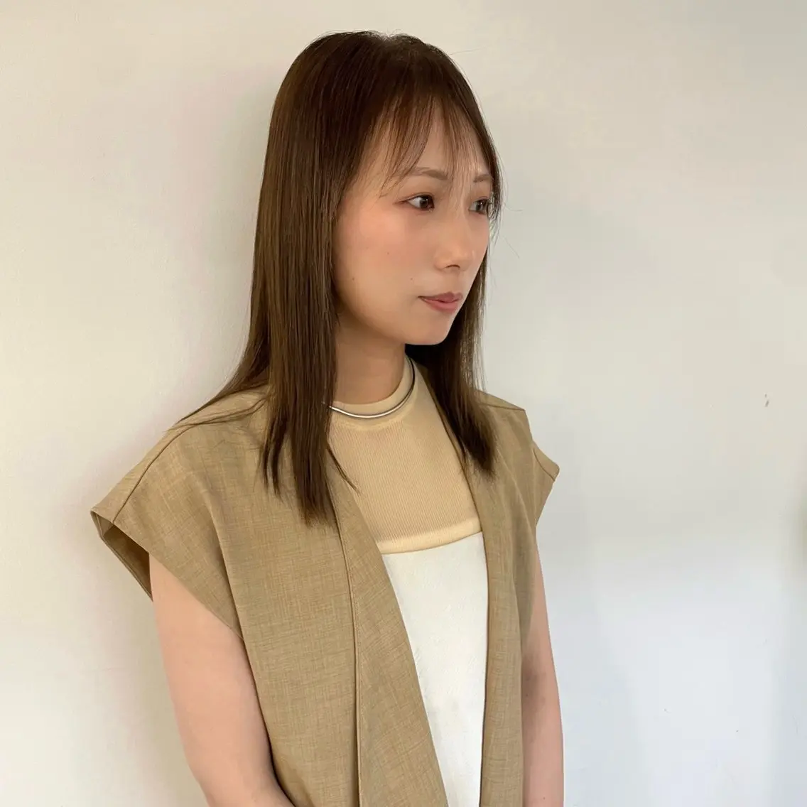 ミディアム ヘアカラー ルプラボウ　森 伸衣のヘアスタイル