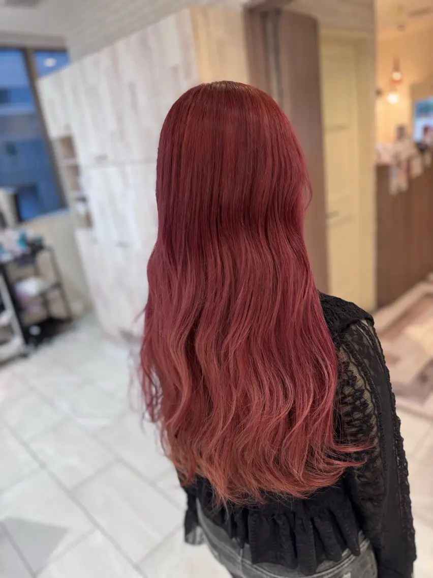 ロング カラー ブリーチ ヘアカラー 仙台×ブリーチ 斎藤相慶のヘアスタイル