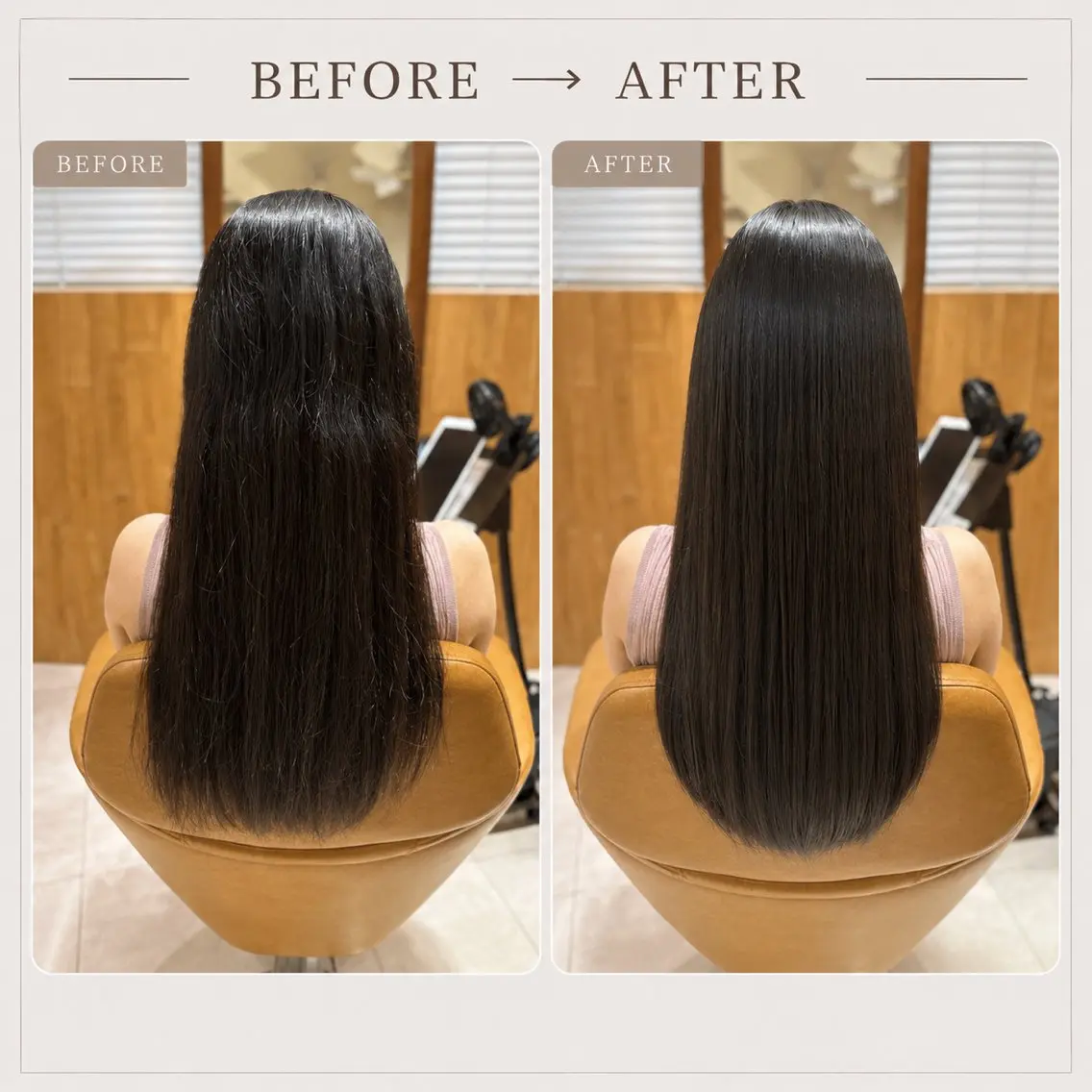 ロング カット 縮毛矯正 トリートメント ヘッドスパ もっと自分を好き になる艶感✂︎渡邊のヘアスタイル