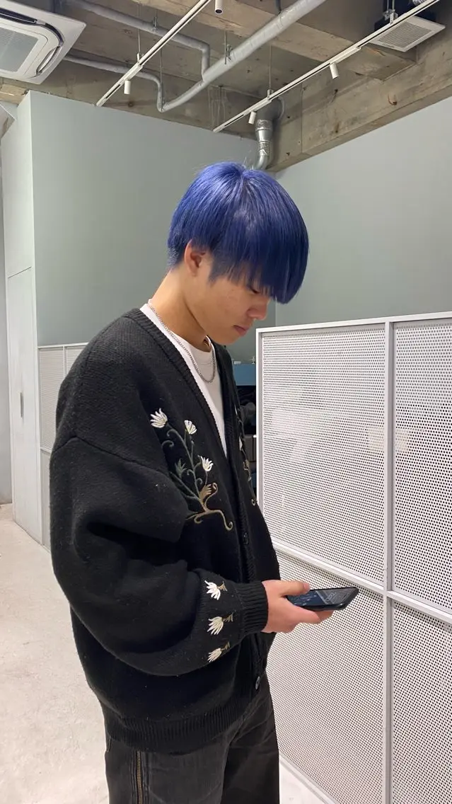 ショート カラー ブリーチ 大関 星翔のヘアスタイル