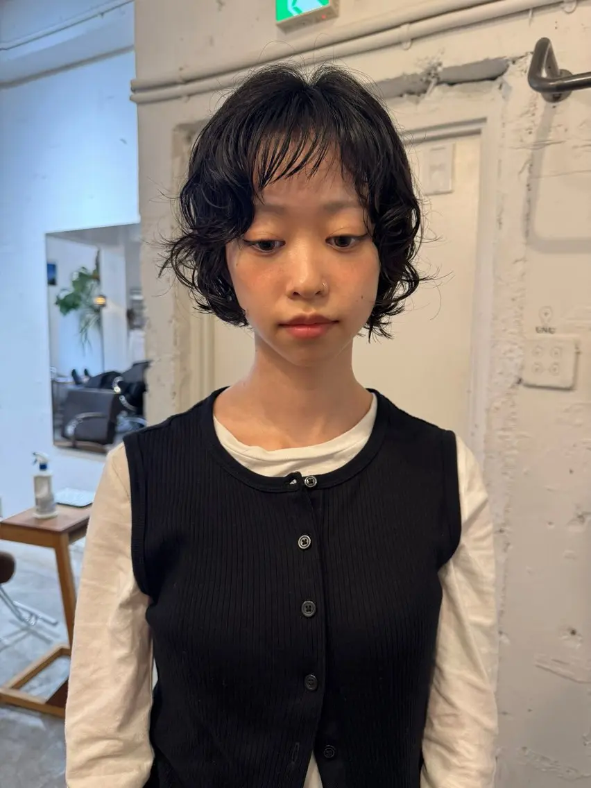 パーマ カット パーマ トリートメント ☆unu☆ ナナミのヘアスタイル
