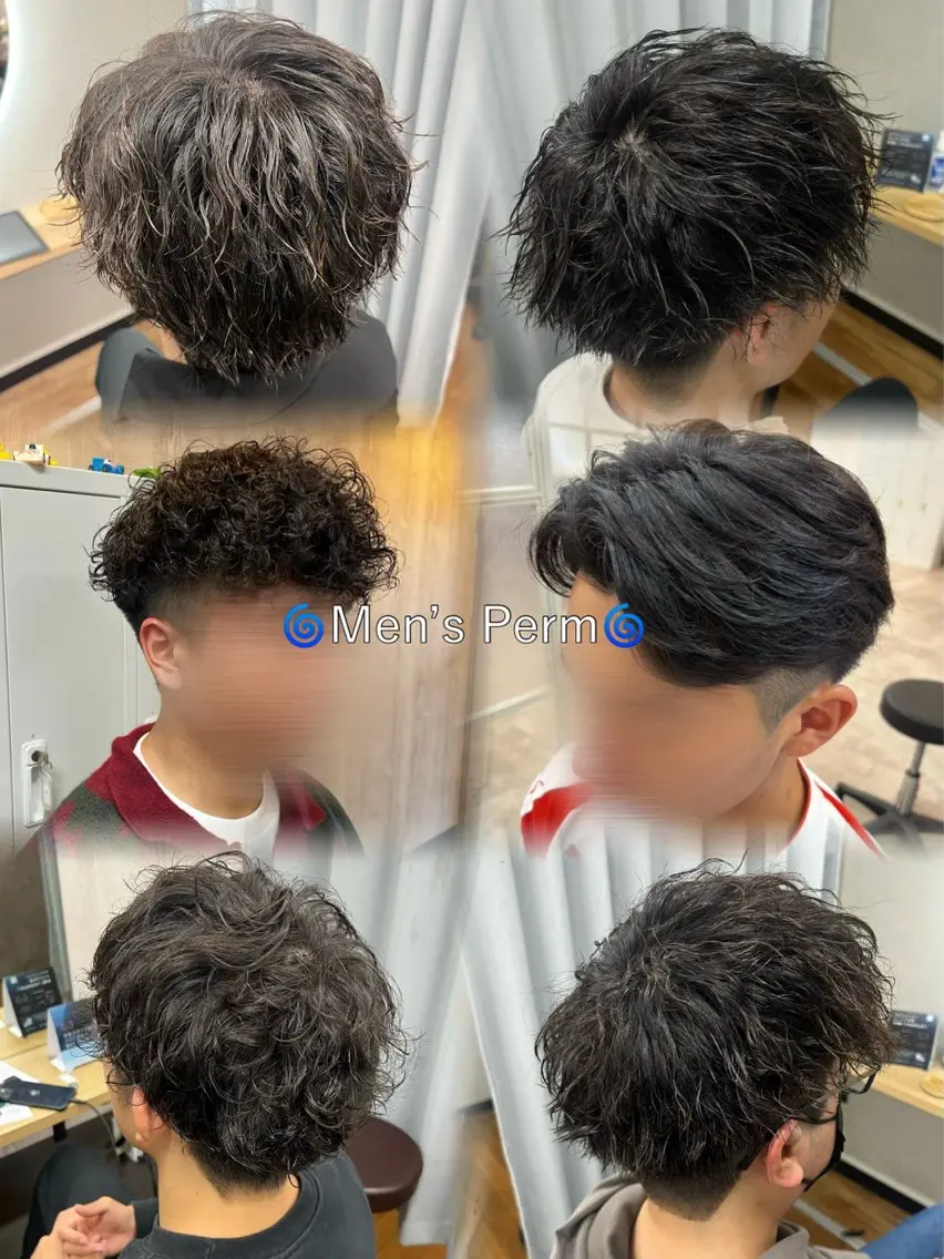 🩶メンズ限定🩶メンズカット＋パーマ（ヘアオイル付）の写真
