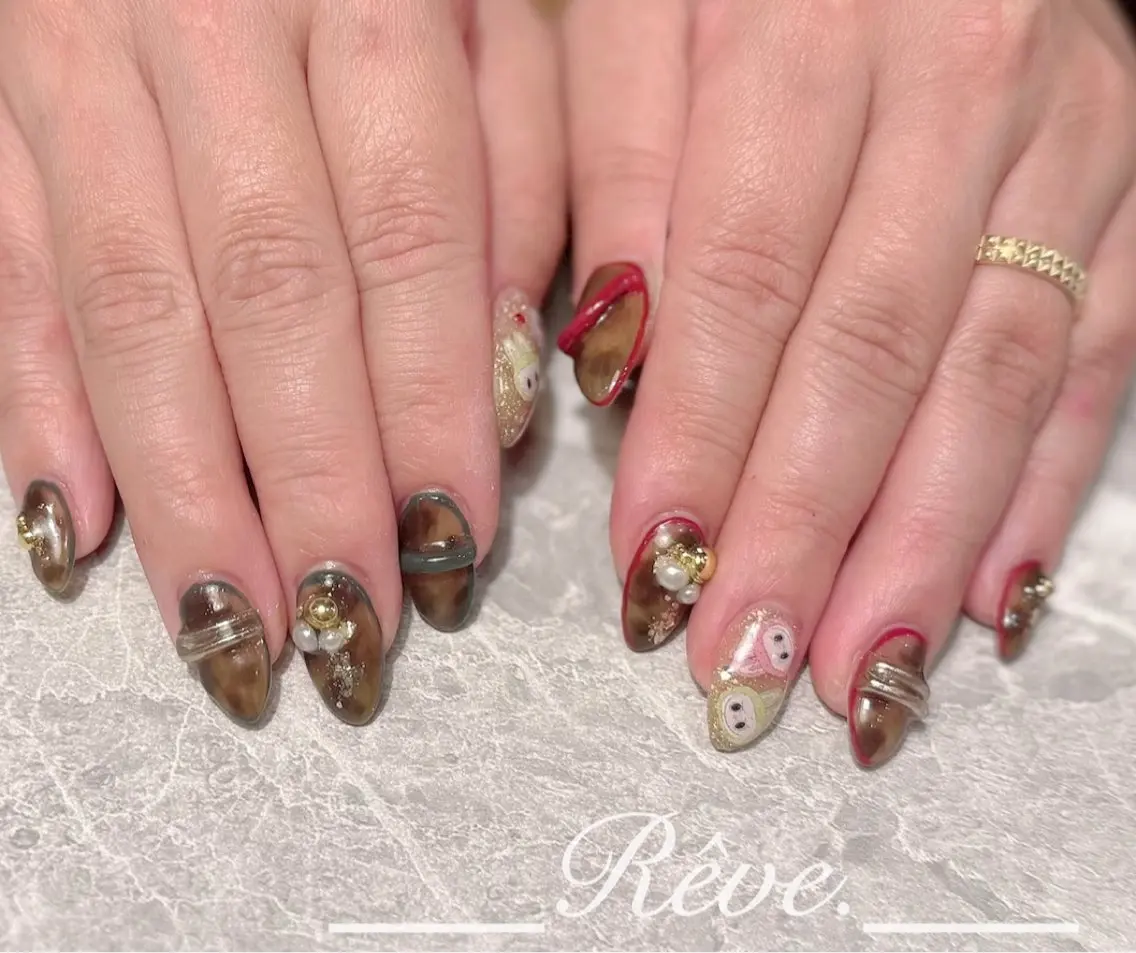 ネイル ハンドネイル Reve. 黒澤のネイルデザイン