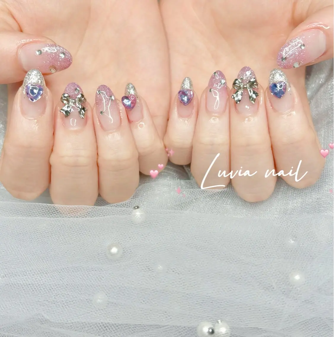 ネイル 🎀Luvia ワンホンネイル💫のネイルデザイン