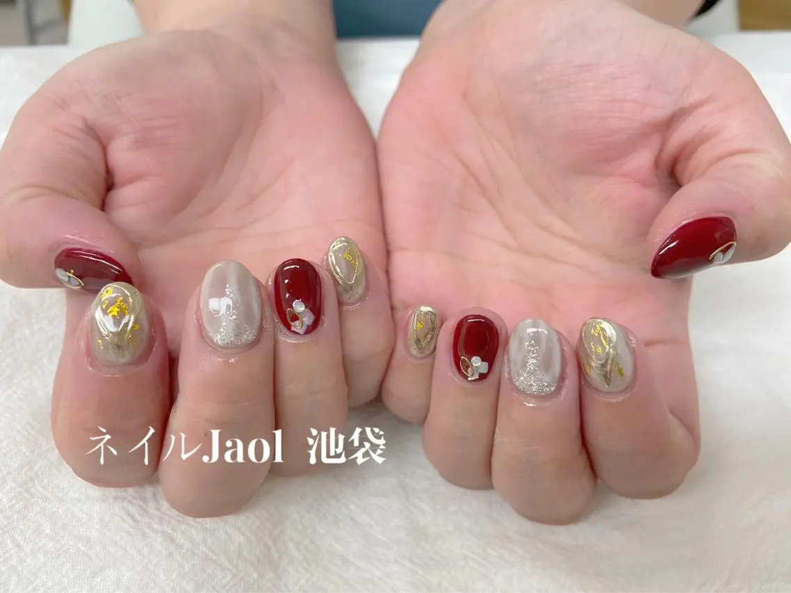 ミディアム ネイルJaol 池袋のネイルデザイン