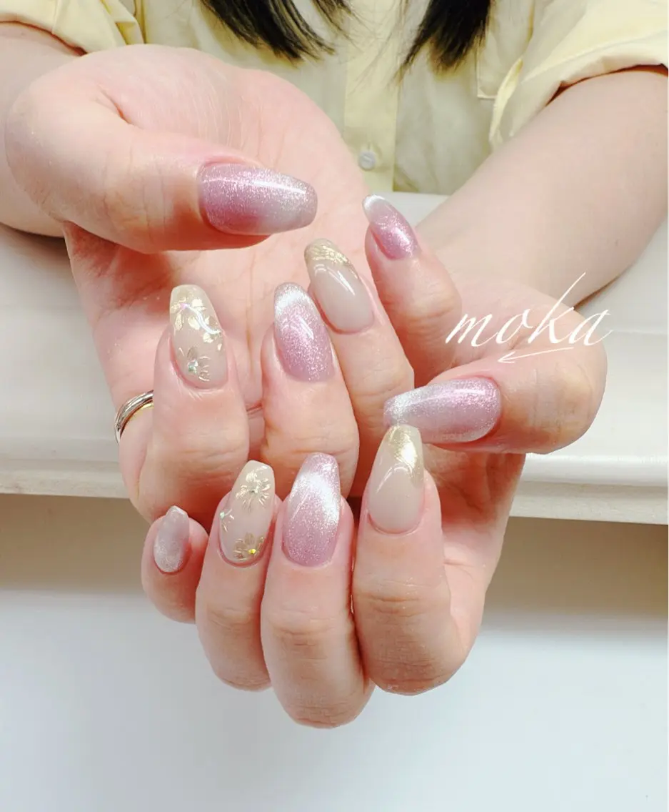 ネイル ハンドネイル ハンドケア 胡蝶蘭レディースサロ ンNailMOKAのネイルデザイン