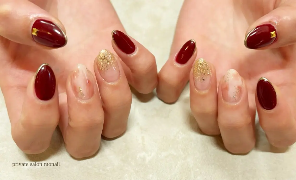 ネイル ハンドネイル nail salon monailのネイルデザイン