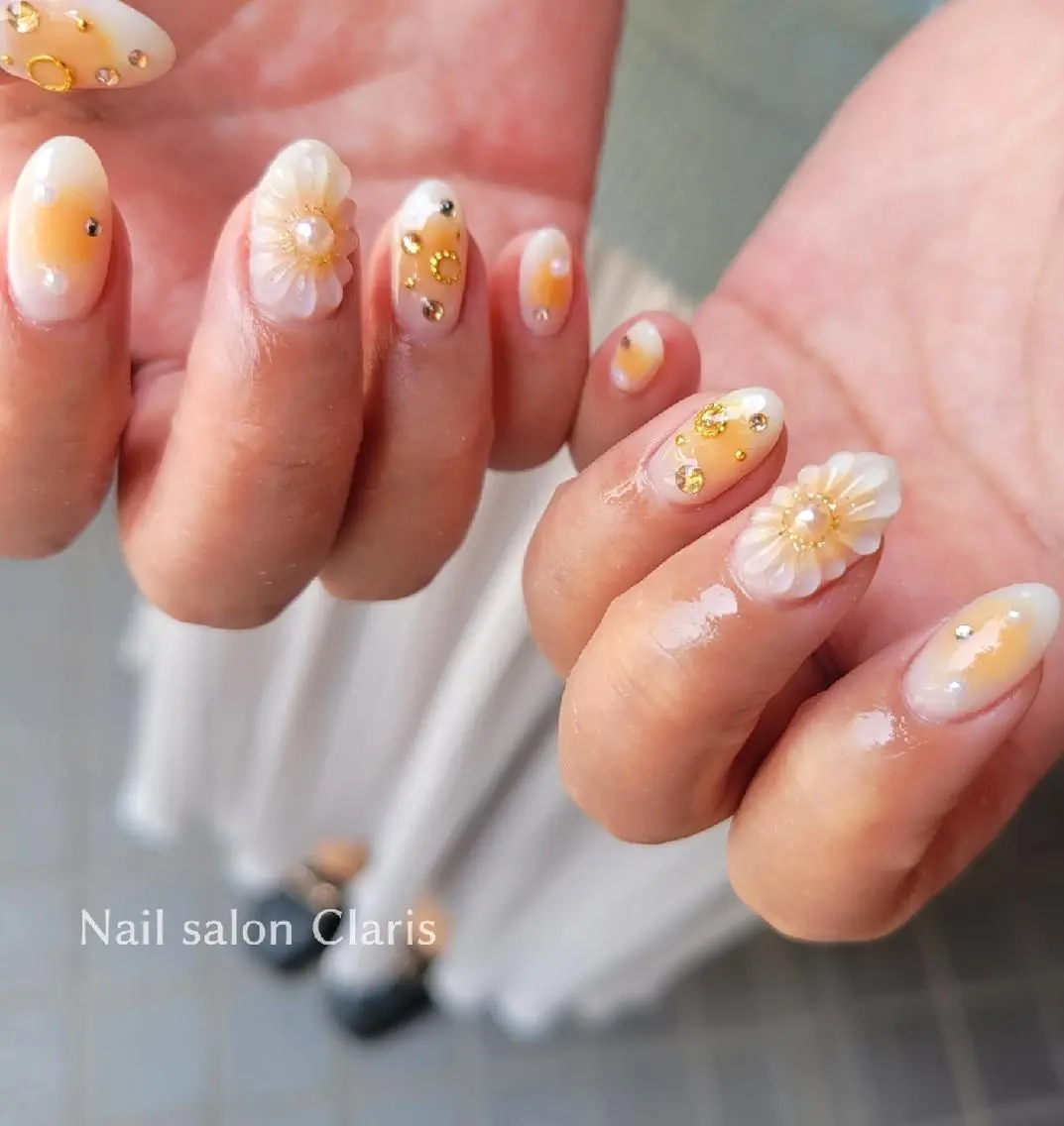 ネイル アートネイル ジェルネイル Nailsalon Clarisのネイルデザイン