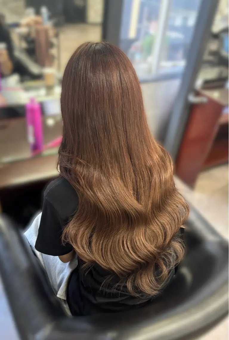 ロング エクステ ヘアカラー エクステ OZ 梅田店／ ユウリのヘアスタイル