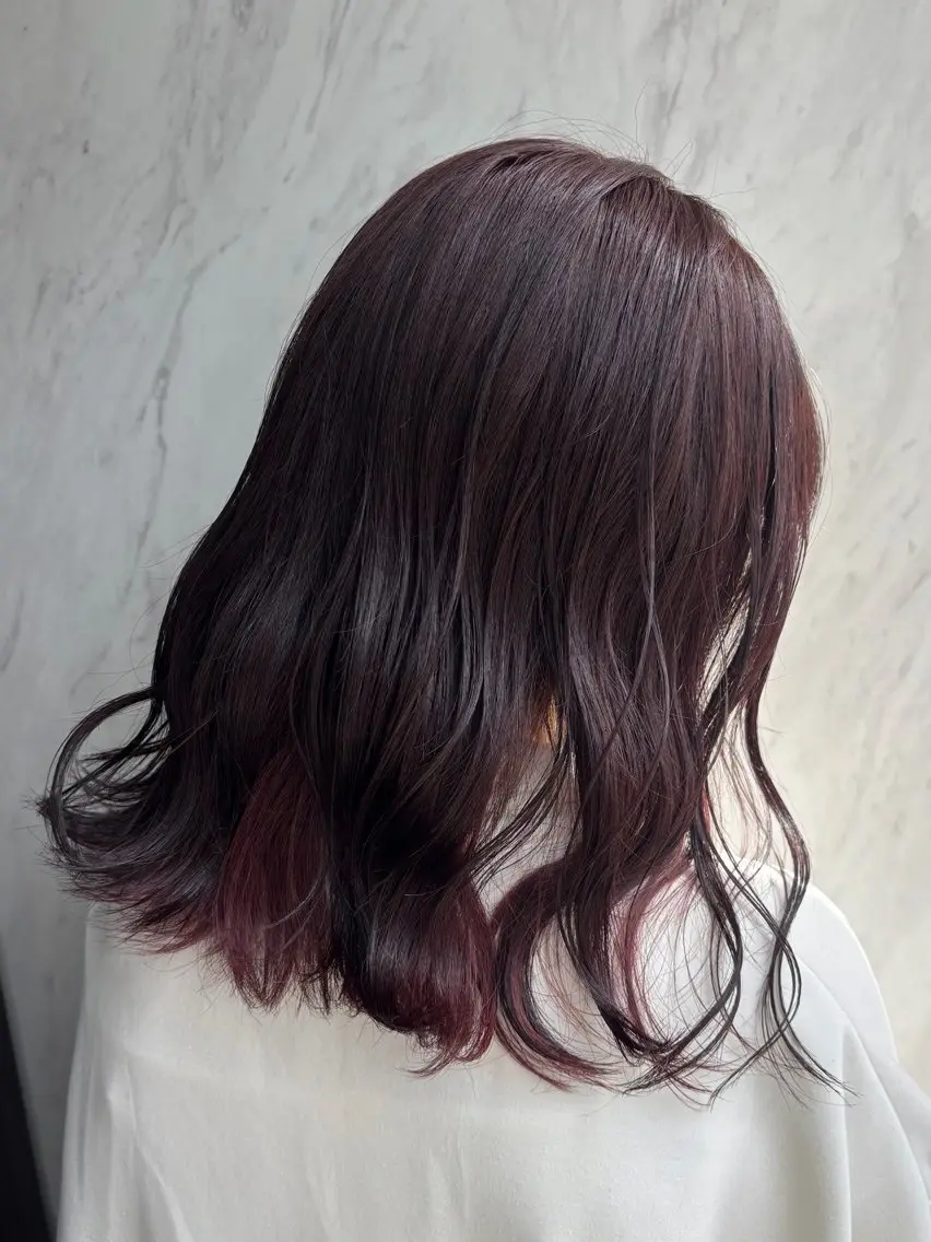 セミロング カット ヘアカラー トリートメント 似合わせカット🫧透 明感カラー🫧maiのヘアスタイル