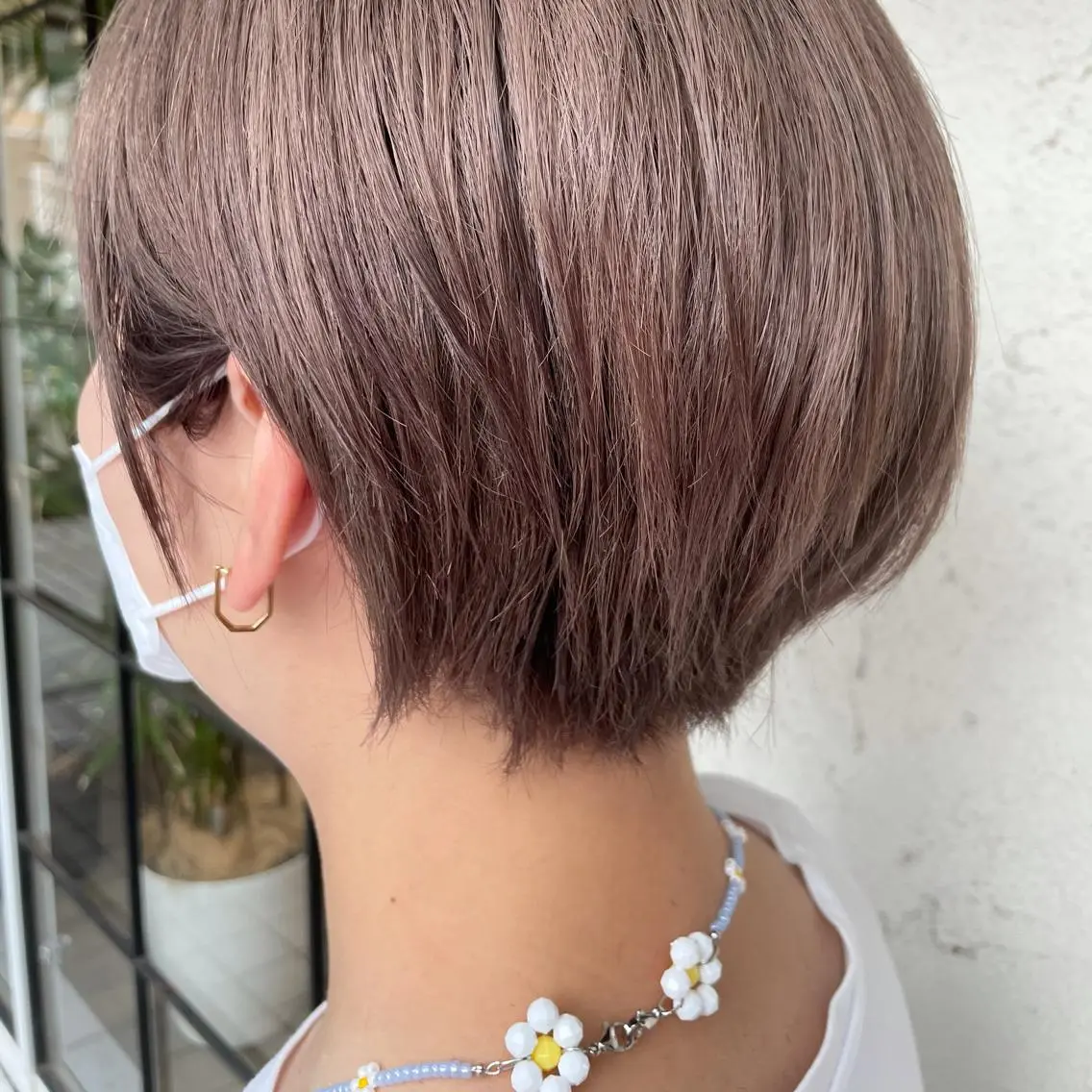ショート カット ヘアカラー トリートメント しもかわ かほのヘアスタイル