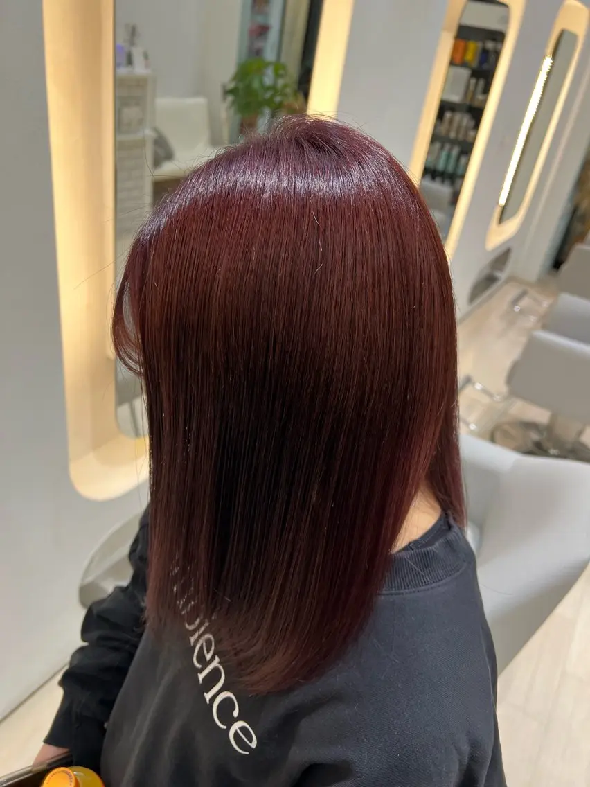 ミディアム カラー パーマ ヘアアレンジ メンズ ヘアカラー 堀井 凌平のヘアスタイル