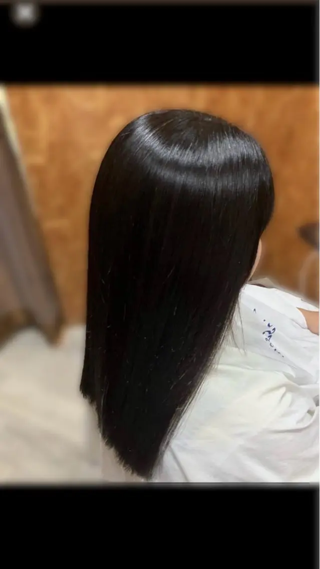 ロング 縮毛矯正 ⠀ Rikoのヘアスタイル