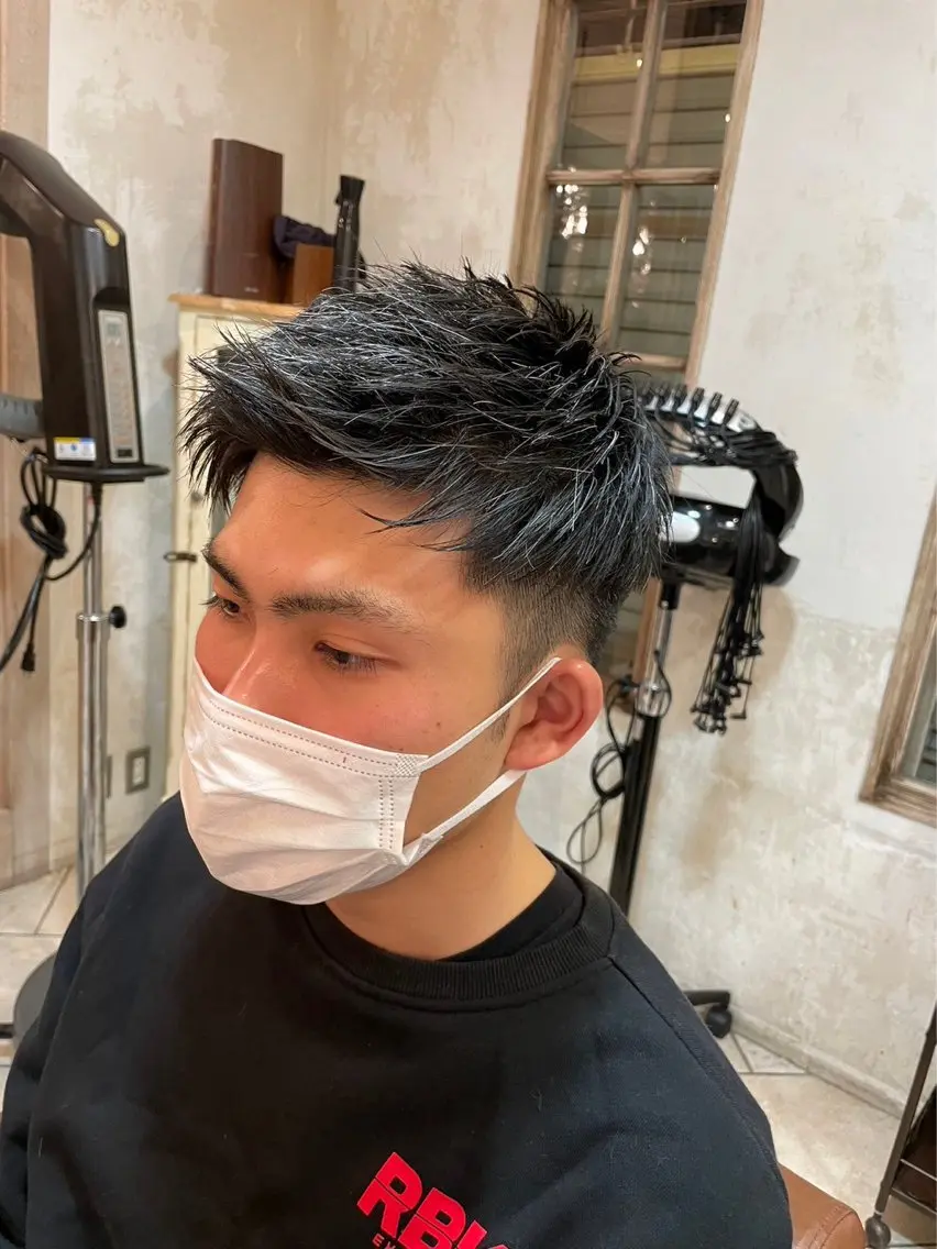 メンズカット+ヘッドスパ🫧(お疲れの方へ)の写真