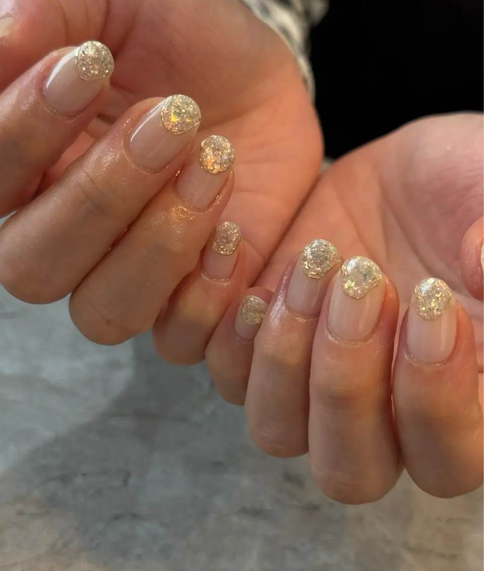 ネイル キラキラネイル ハンドネイル Blé nailのネイルデザイン