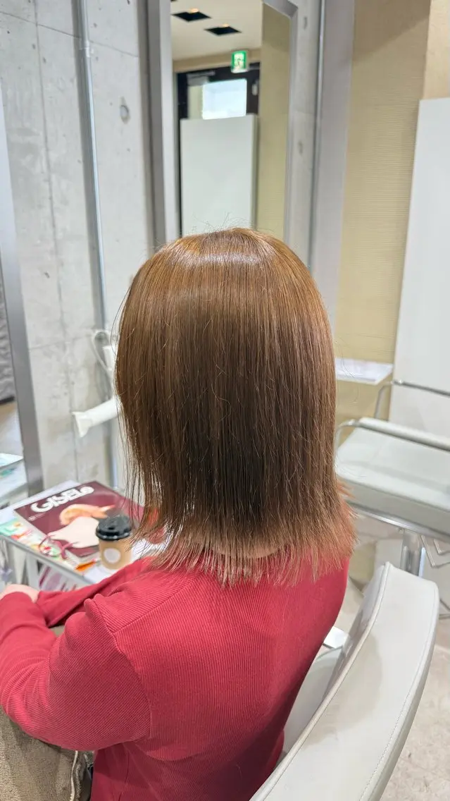 セミロング RUKA👱🏻 メンズカットパーマのヘアスタイル
